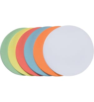 FRANKEN - Cartes de présentation District Ø 19.5 cm, assorti, 500 pièces