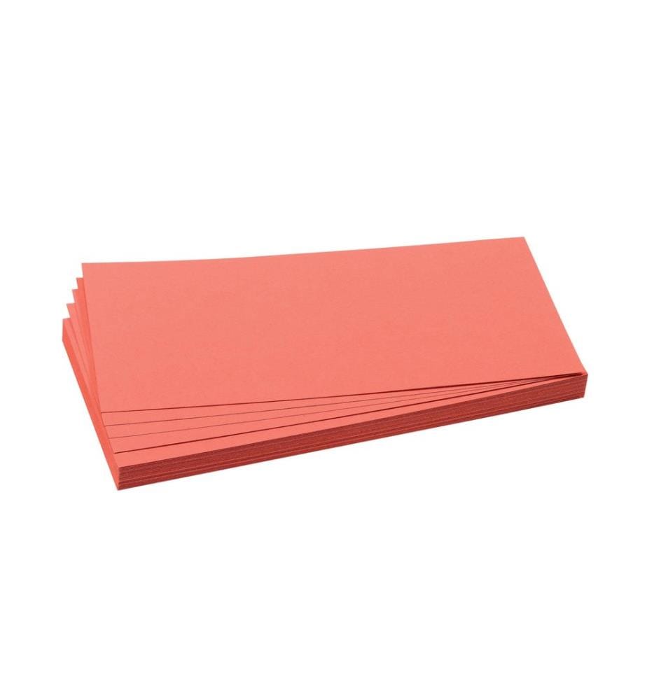 FRANKEN - Moderationskarten 20.5 x 9.5 cm, Rot, 500 Stück