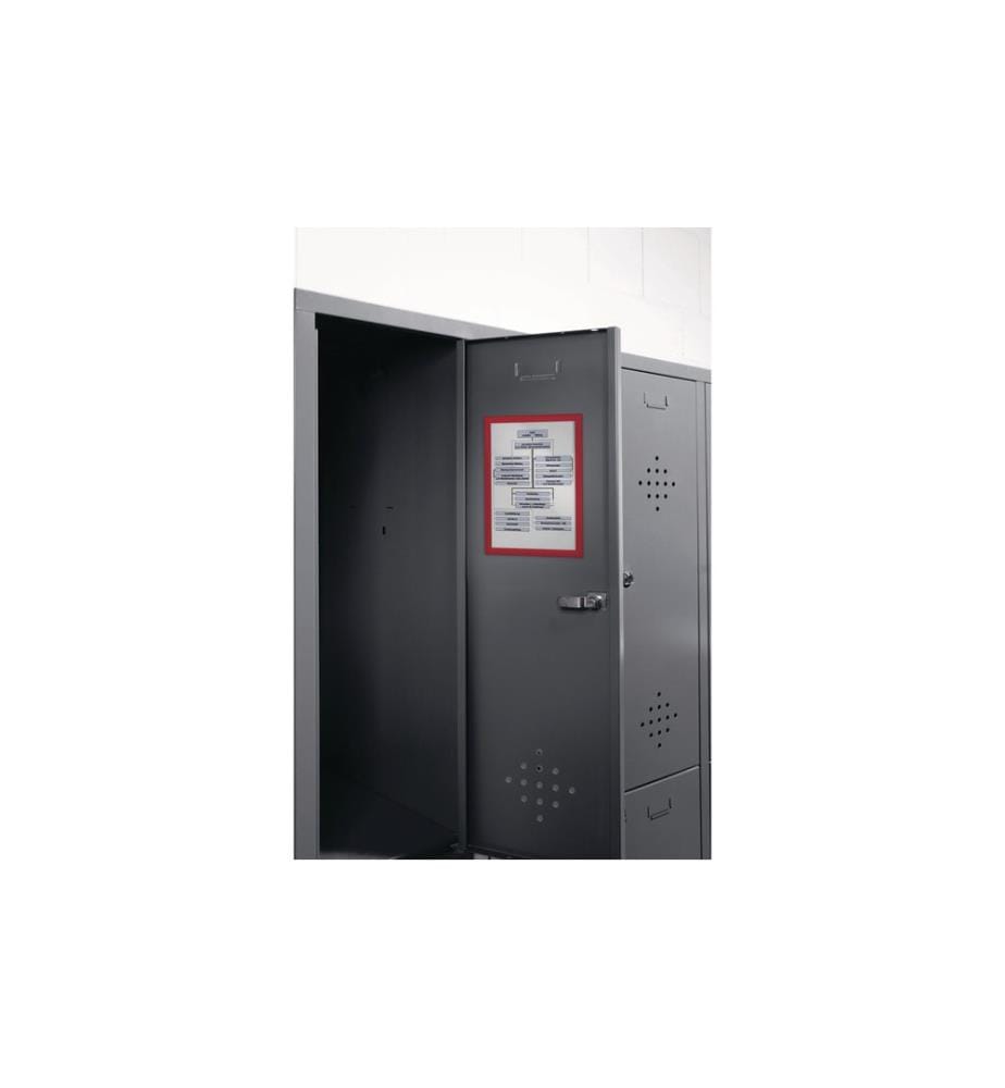 DURABLE - Präsentationsrahmen Duraframe Magnetic A4 5 Stück Rot