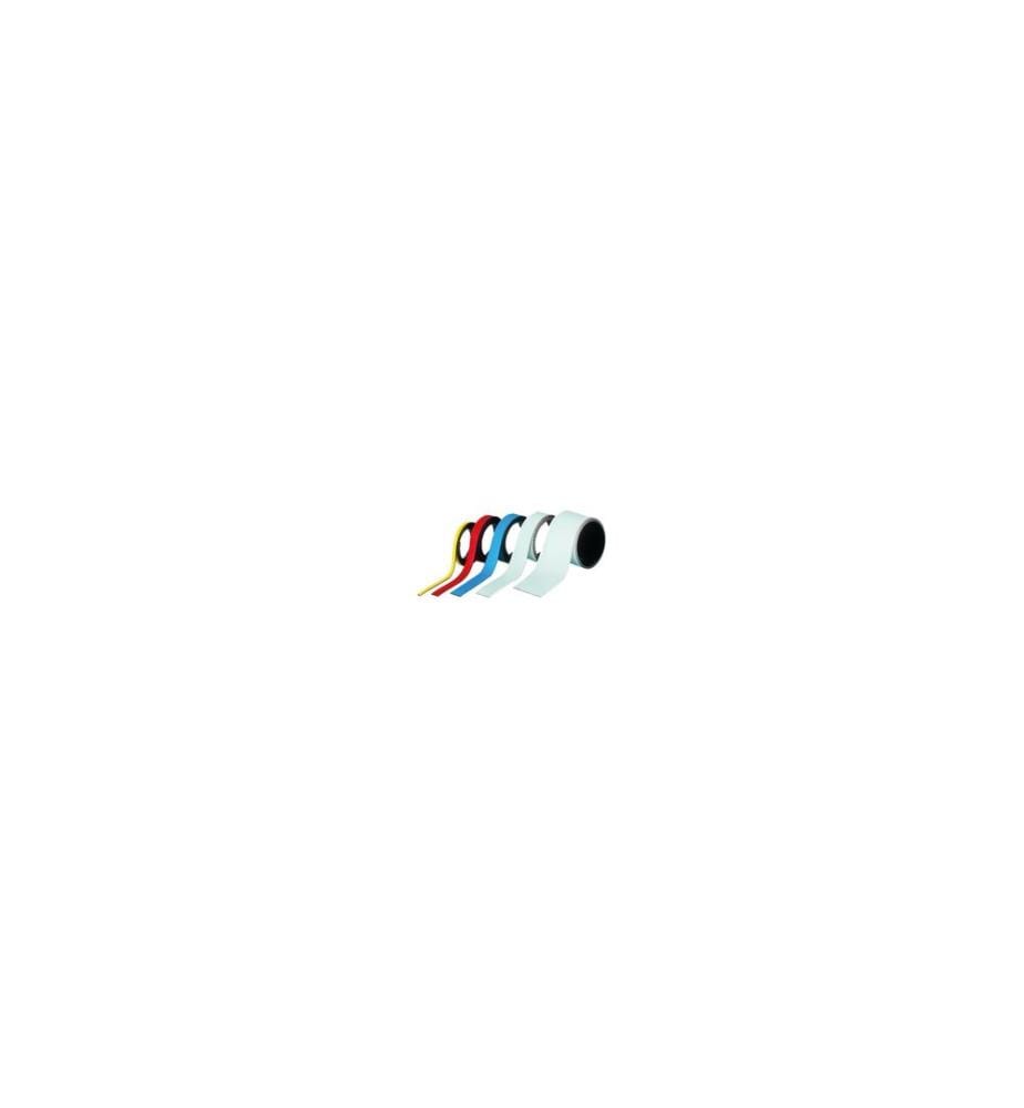 MAGNETOPLAN - Bande magnétique PVC 20 mm x 1 m, Blanc