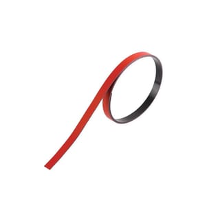 BEREC - Bande magnétique 10 mm x 1 m, Rouge