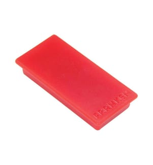 FRANKEN - Haftmagnet 23 x 50 mm, 10 Stück, Rot