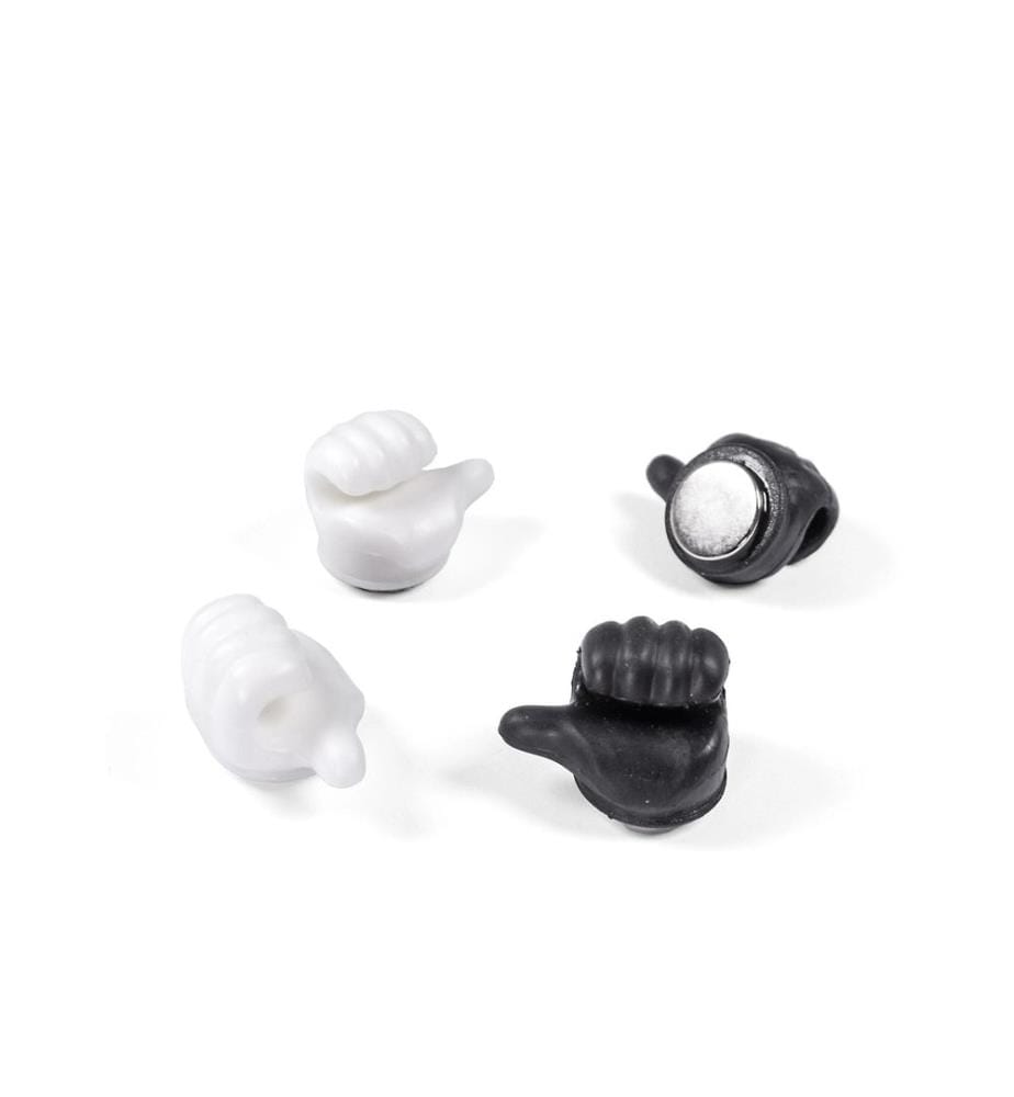TRENDFORM - Aimant Handy, Set de 4 pièces, noir / blanc