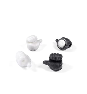 TRENDFORM - Haftmagnet Handy, 4er Set, Schwarz / Weiss