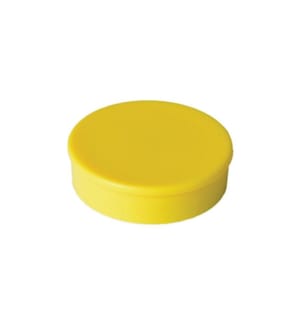 BEREC - Haftmagnet Ø 20 mm, 10 Stück, Gelb