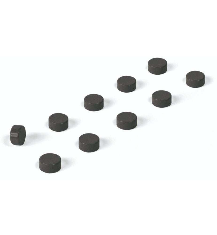 TRENDFORM - Haftmagnet Steely Schwarz, 10 Stück