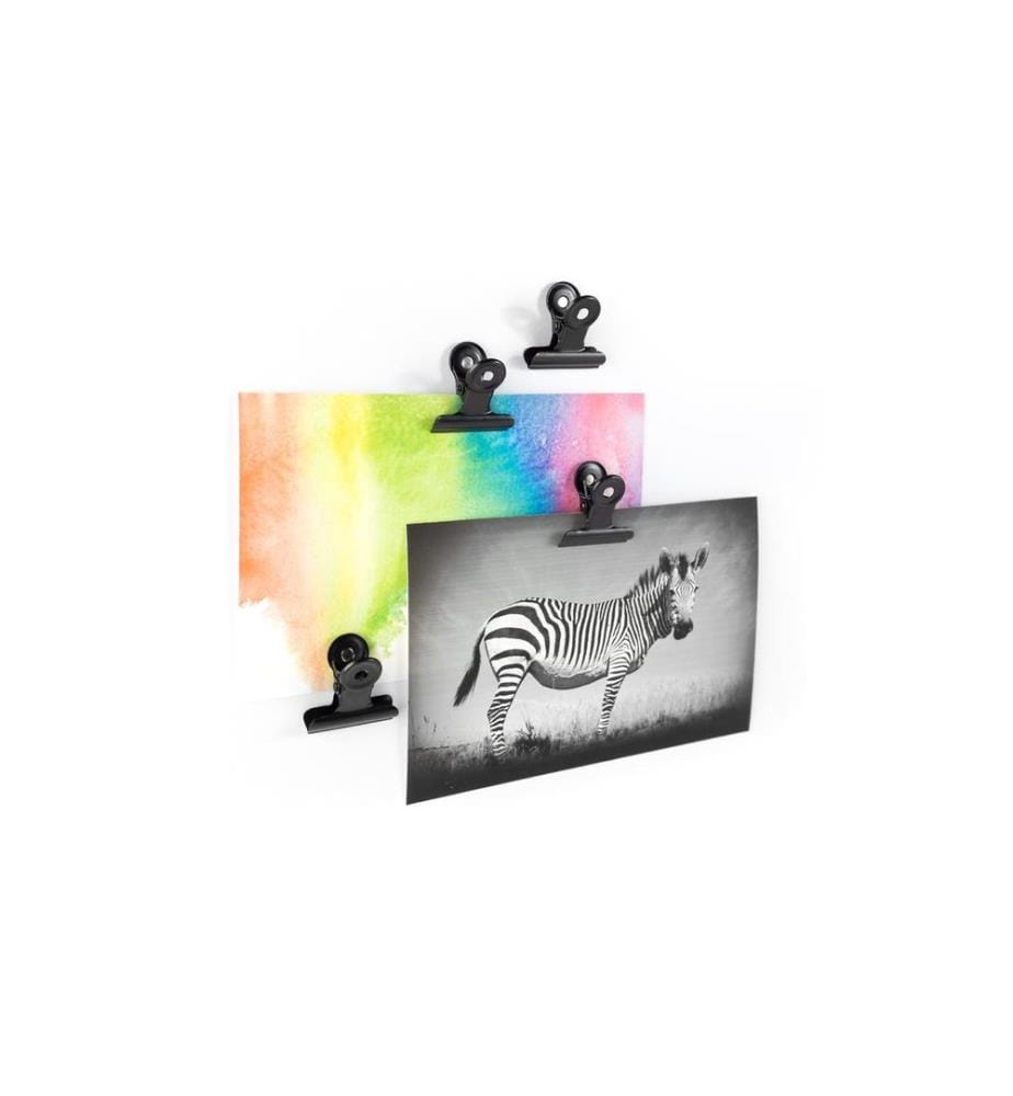 TRENDFORM - Pince magnétique Graffa Set de 4 pièces, Noir