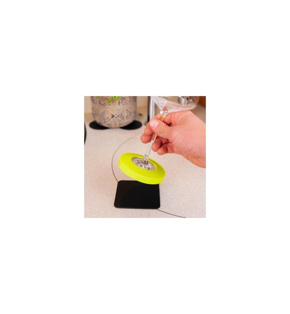 Silwy - Préservatif magnétique pour verres à pied Jaune