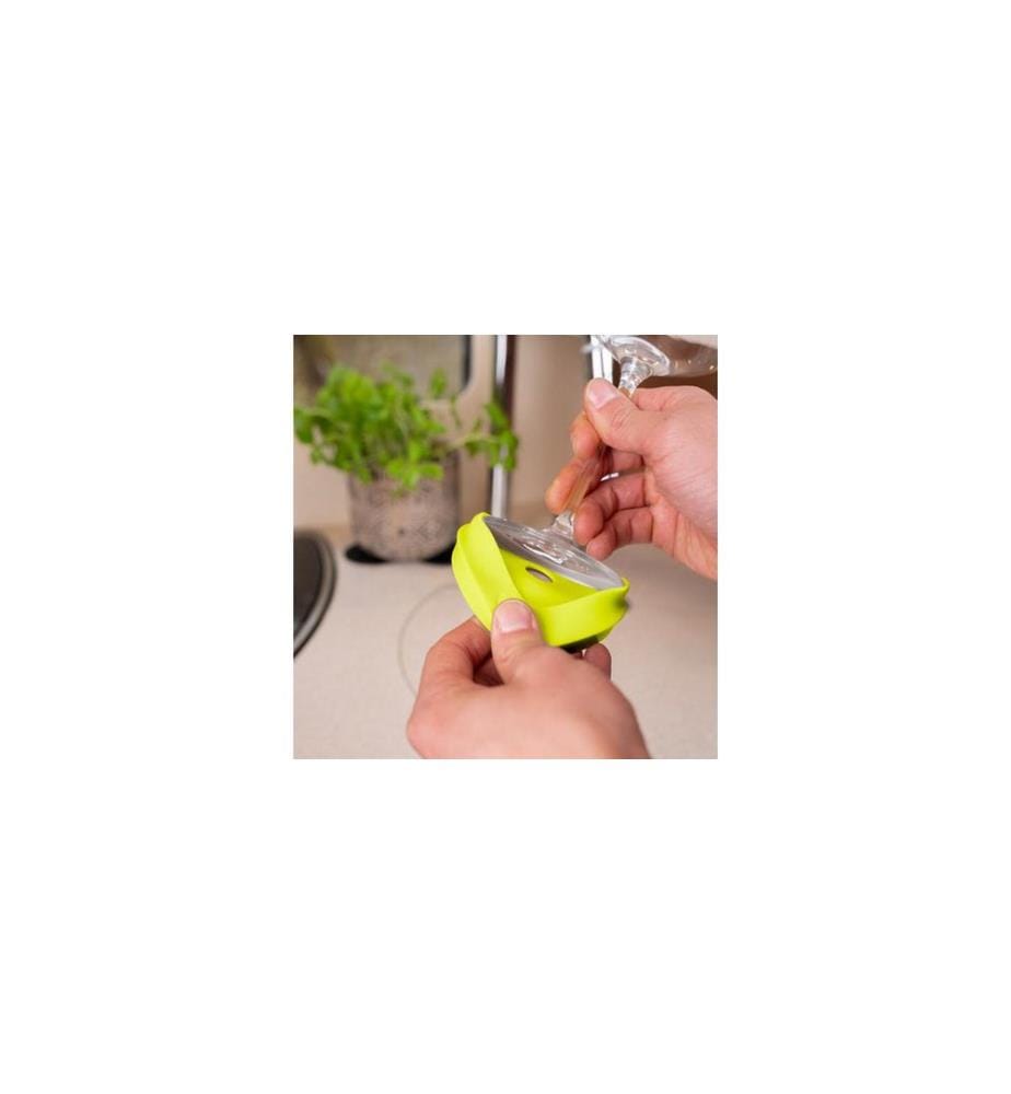 Silwy - Préservatif magnétique pour verres à pied Jaune