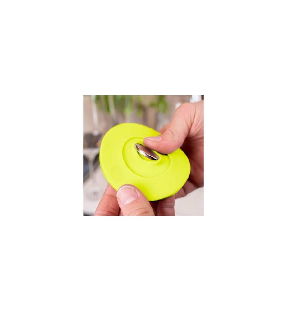 Silwy - Préservatif magnétique pour verres à pied Jaune