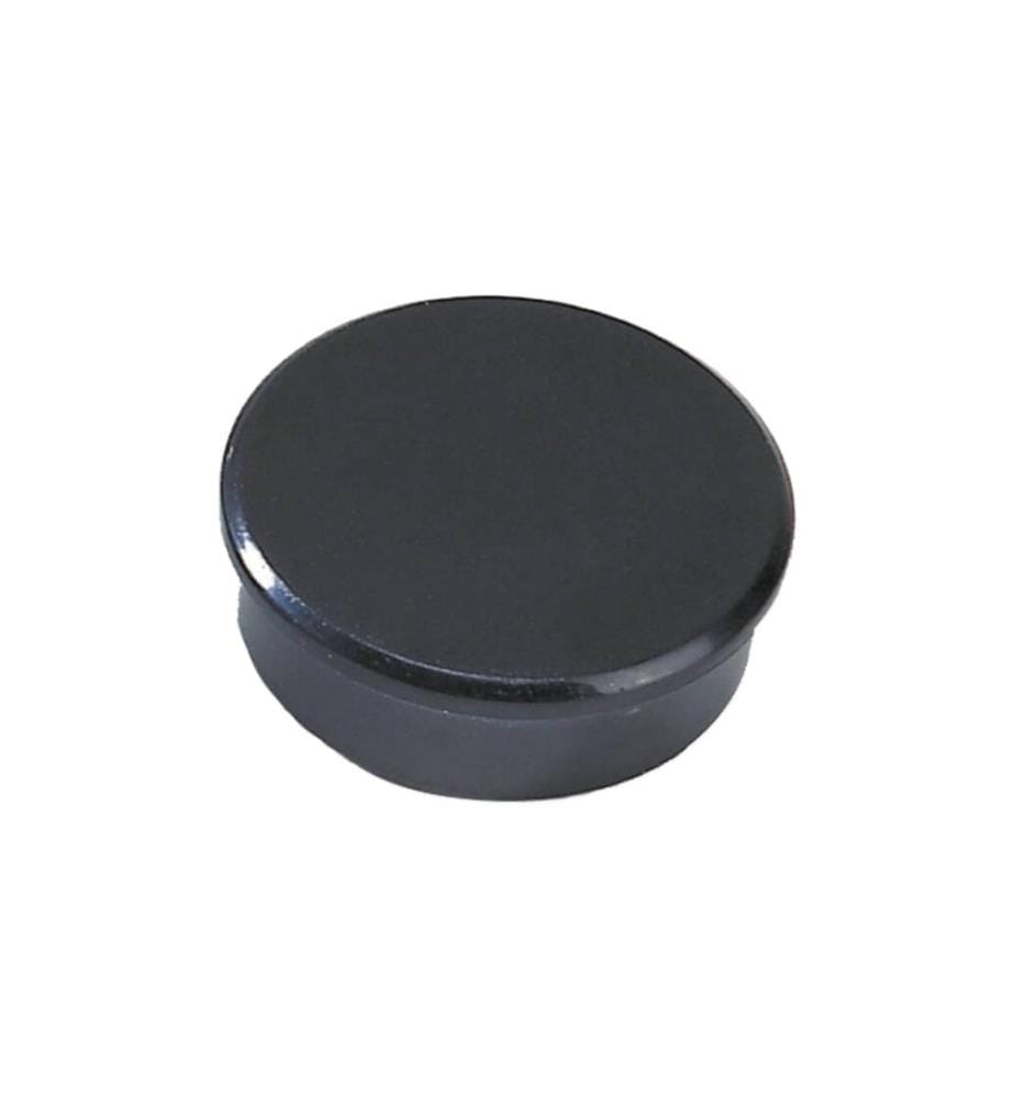 BEREC - Haftmagnet Ø 20 mm, 10 Stück, Schwarz