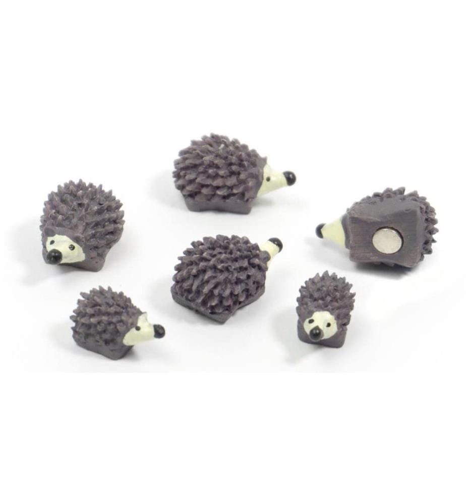 TRENDFORM - Aimant HEDGEHOG Gris, 6 Pièce/s