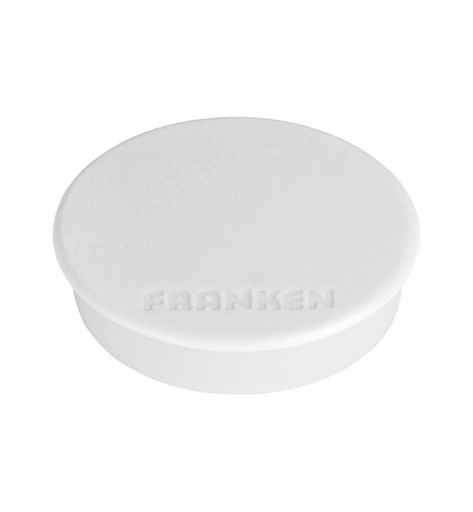 FRANKEN - Aimant Ø 38 mm, 2.5 kg, 10 Pièce/s, Blanc
