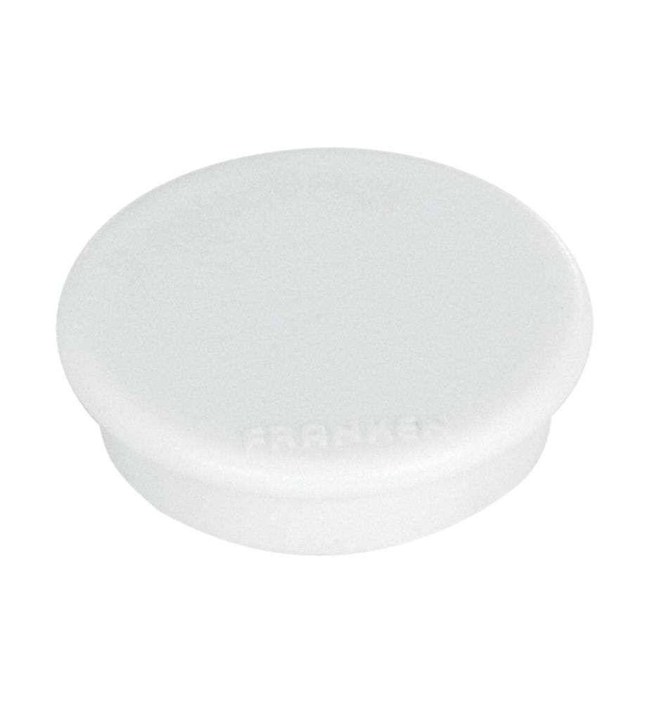 FRANKEN - Aimant Ø 38 mm, 2.5 kg, 10 Pièce/s, Blanc