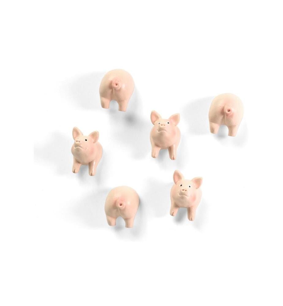 TRENDFORM - Aimant PIGGY Rose, 6 Pièce/s