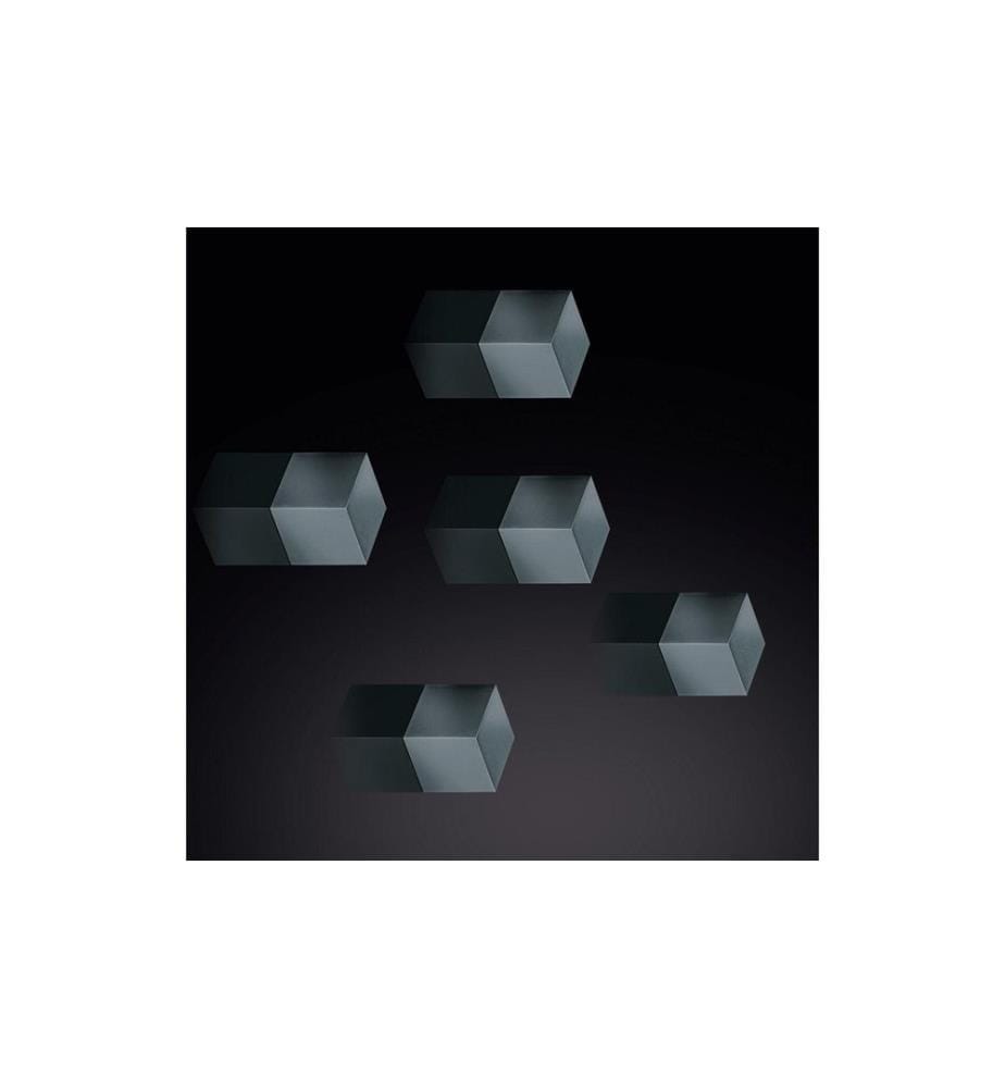 SIGEL - Haftmagnet SuperDym Cube-Design 5 x 11 mm Silber, 5 Stück