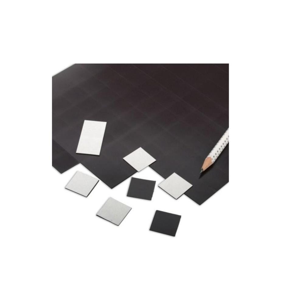 BEREC - Plaque magnétique 1 x 1 cm 100 Pièce/s, Blanc-noir