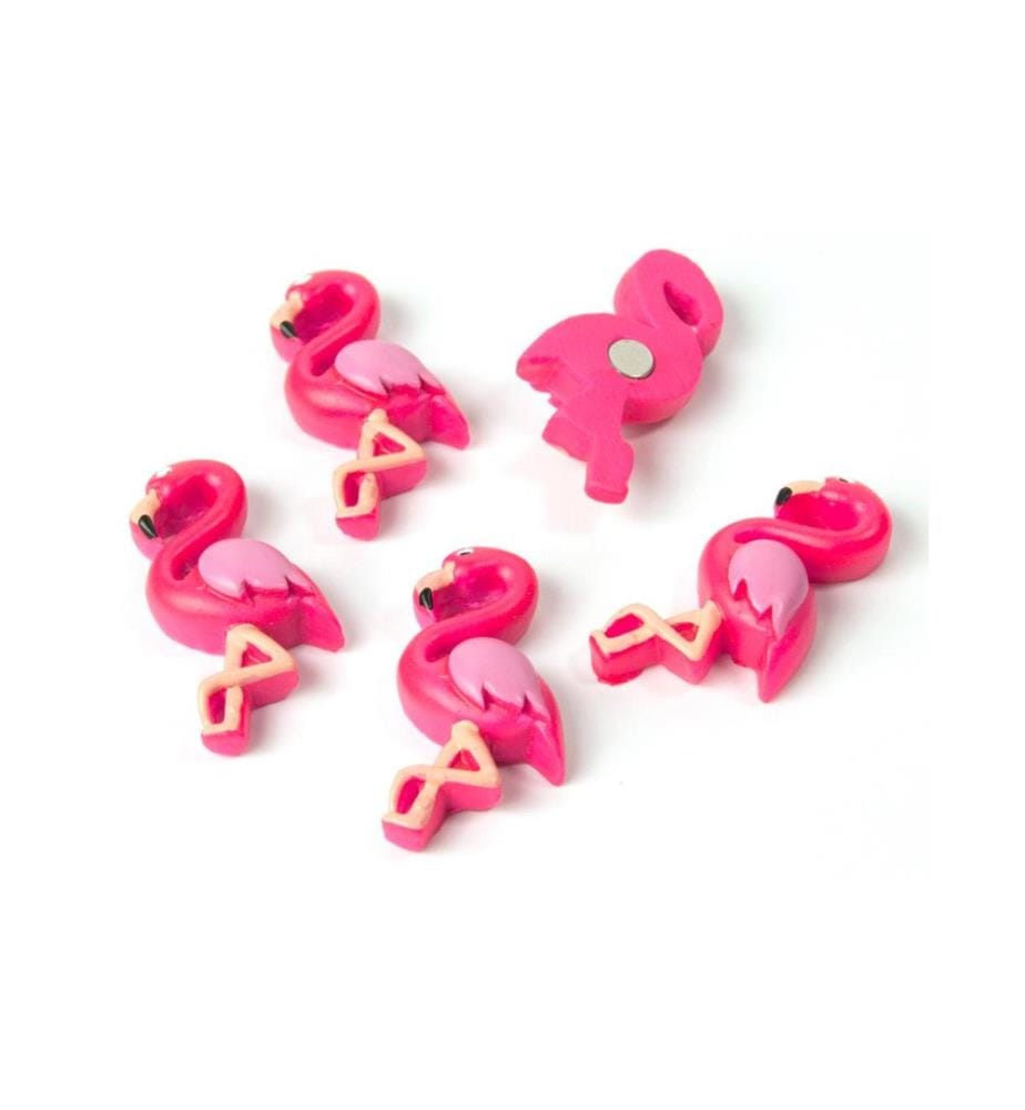 TRENDFORM - Haftmagnet FLAMINGO  Pink, 5 Stück