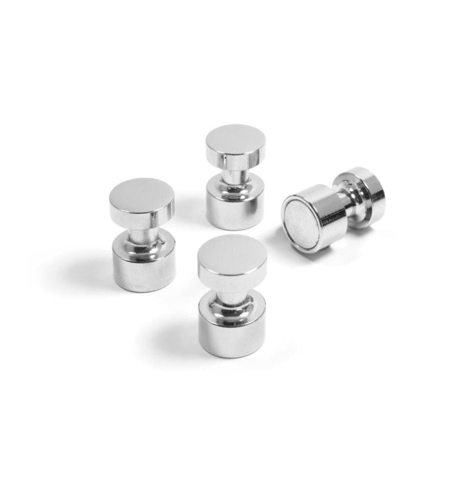 TRENDFORM - Aimant HOLD-IT Argenté, 4 Pièce/s