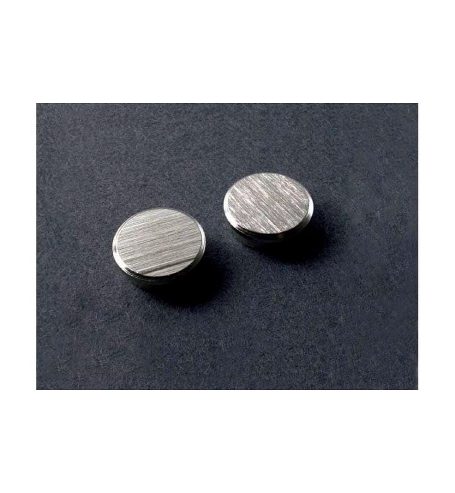 FRANKEN - Haftmagnet Chrom Ø 30 mm, 5 Stück, Silber