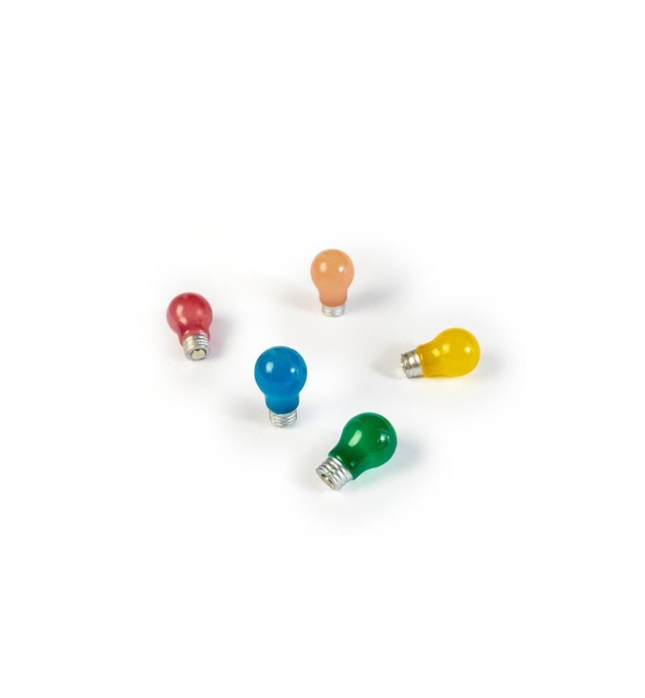 TRENDFORM - Magnete Bulb Glow Set 5 Stück, Mehrfarbig