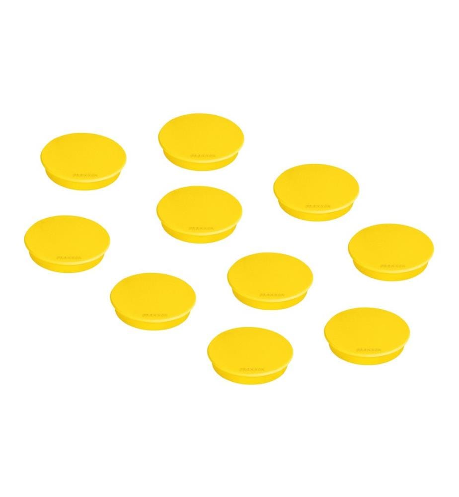 FRANKEN - Aimant Ø 32 mm, 10 Pièce/s, Jaune