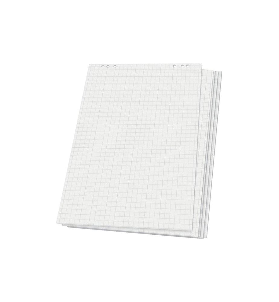 FRANKEN - Flipchart 68 x 98 cm, 20 Blatt, Kariert, 80 g/m², 5 Stück