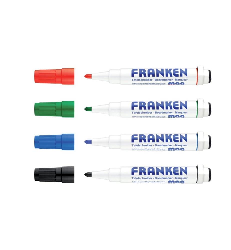FRANKEN - Marqueur pour tableau blanc Mag Write 1- 3 mm, assorti