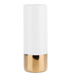 Vase à fleurs GELIDA Grès 36 cm Blanc