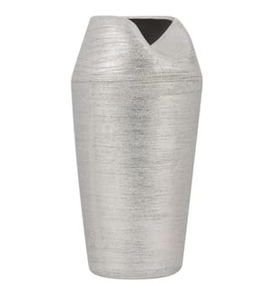 Vaso decorativo APAMEA Gres porcellanato 33 cm Argento