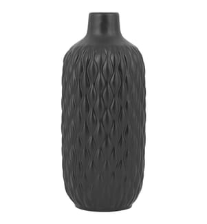 Vaso decorativo EMAR Gres porcellanato 31 cm Nero