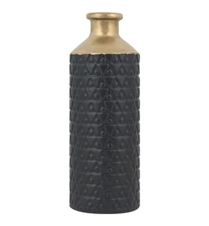 Vaso decorativo ARSIN Gres porcellanato 39 cm Nero