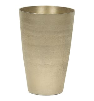 Vase à fleurs AMRIT Métal 31 cm Doré