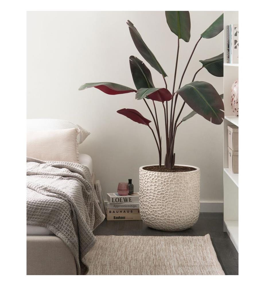 Cache-pot YUHUA 43 cm Beige clair