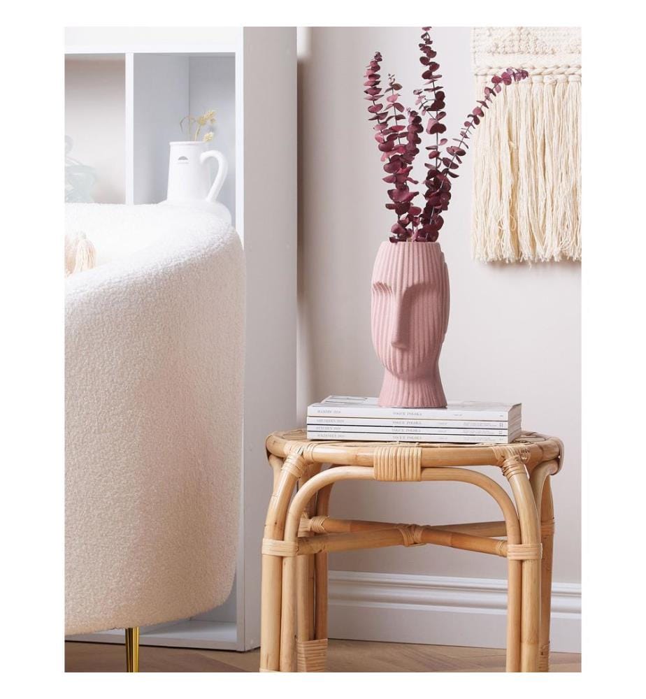 Vase à fleurs PALLINI Grès 24 cm Rose pêche