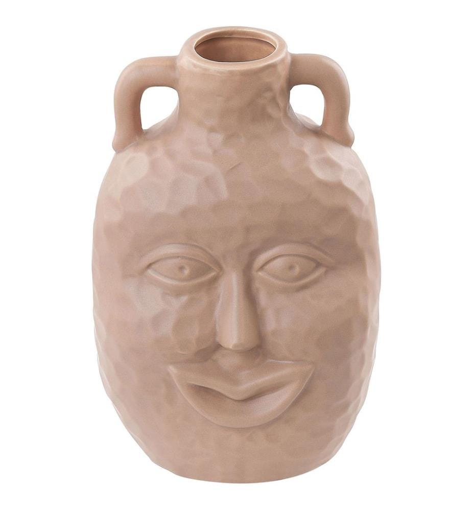 Vase à fleurs VERIA Céramique 26 cm Beige sable