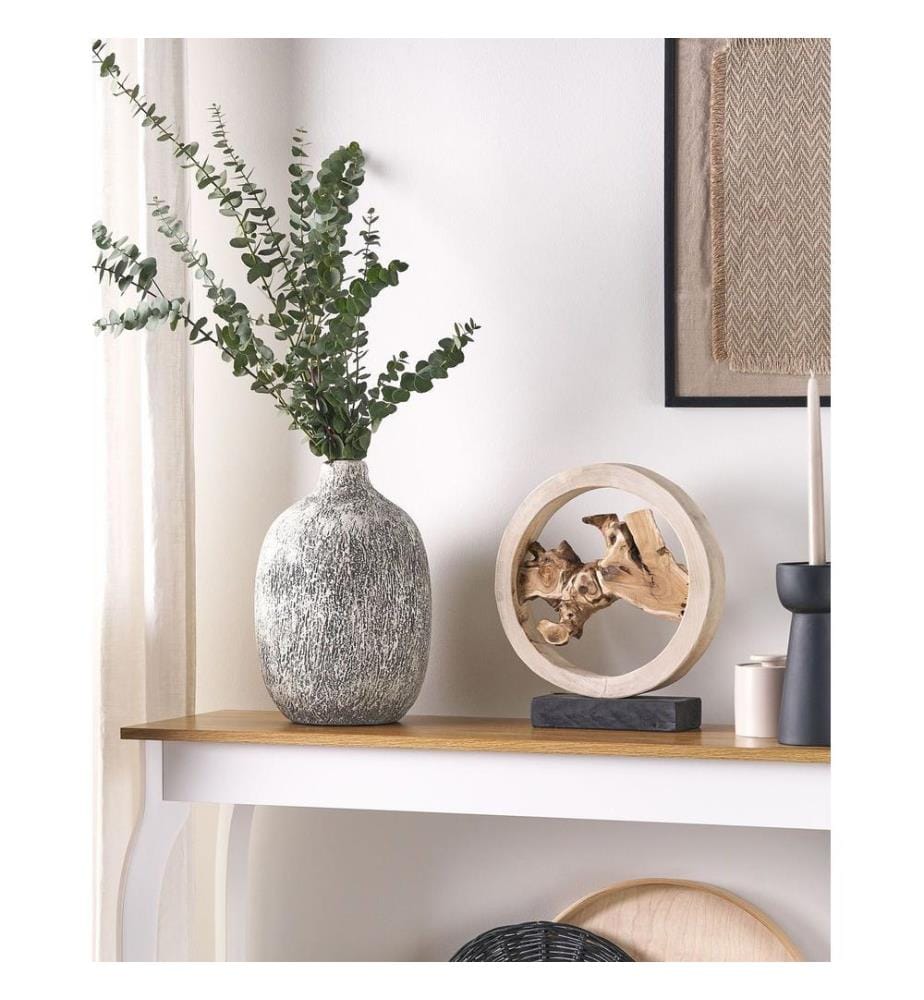 Blumenvase VIGO Keramik 36 cm Grau