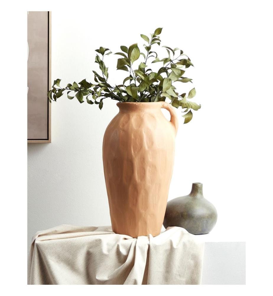 Dekovase TAIPING Keramik 46 cm Sandbeige