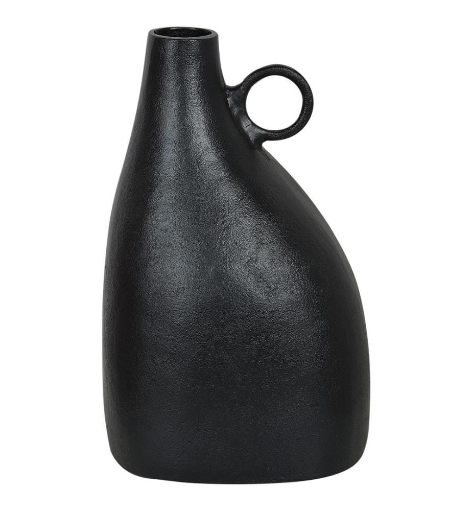 Dekovase NARBADA Metall 36 cm Schwarz