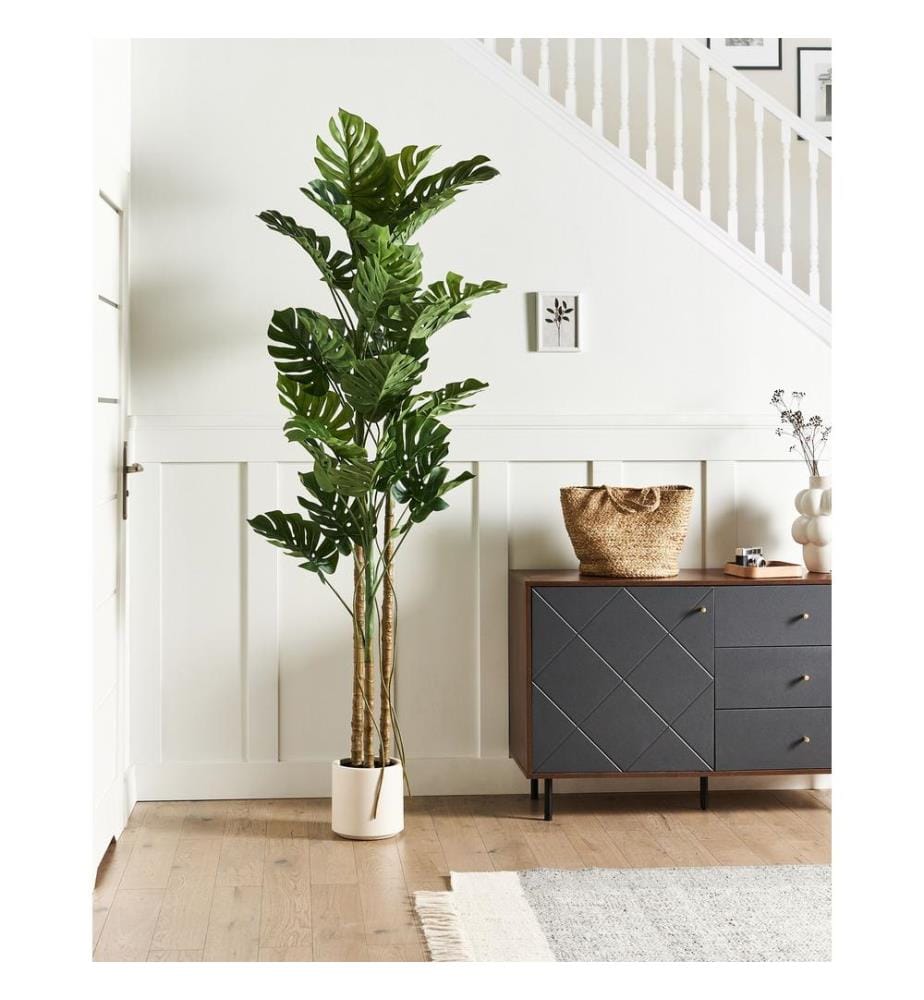 Kunstpflanze MONSTERA PLANT 221 cm Grün