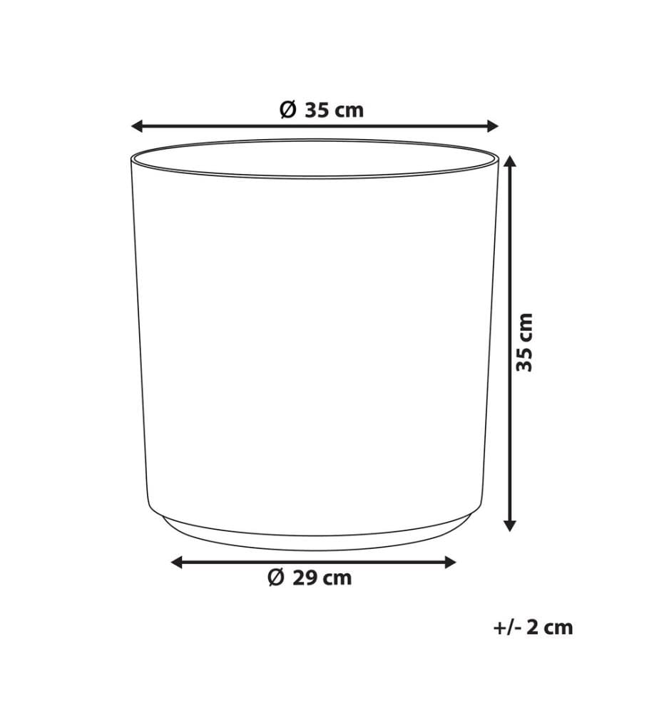 Cache-pot VAGIA 35 cm Gris