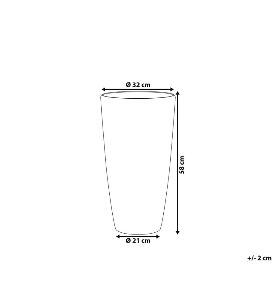 Cache-pot TSERIA 32 cm Doré