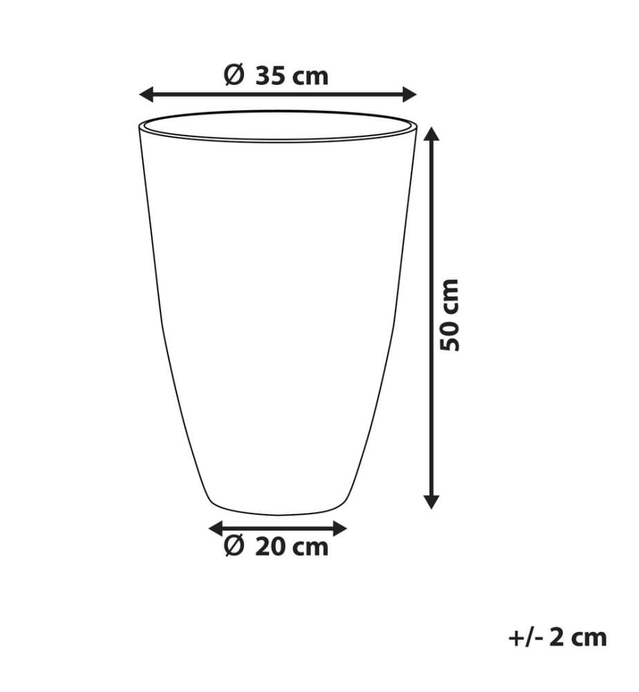 Cache-pot CAMIA 35 cm Beige