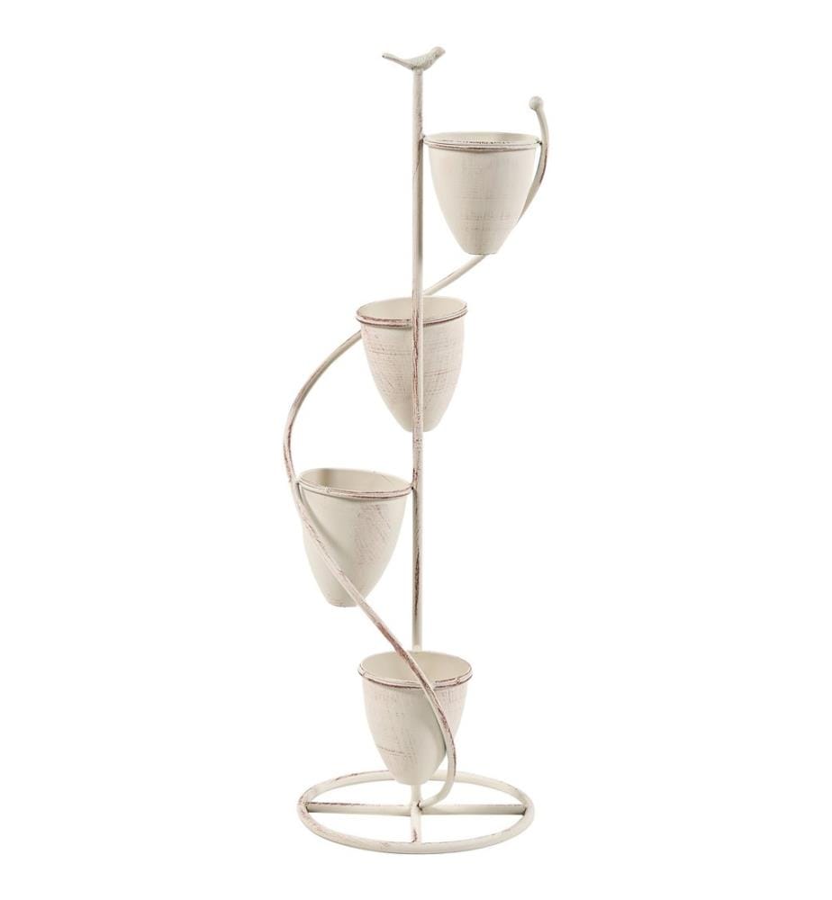 Support de pots BANEBERRY 24 cm Beige Métal
