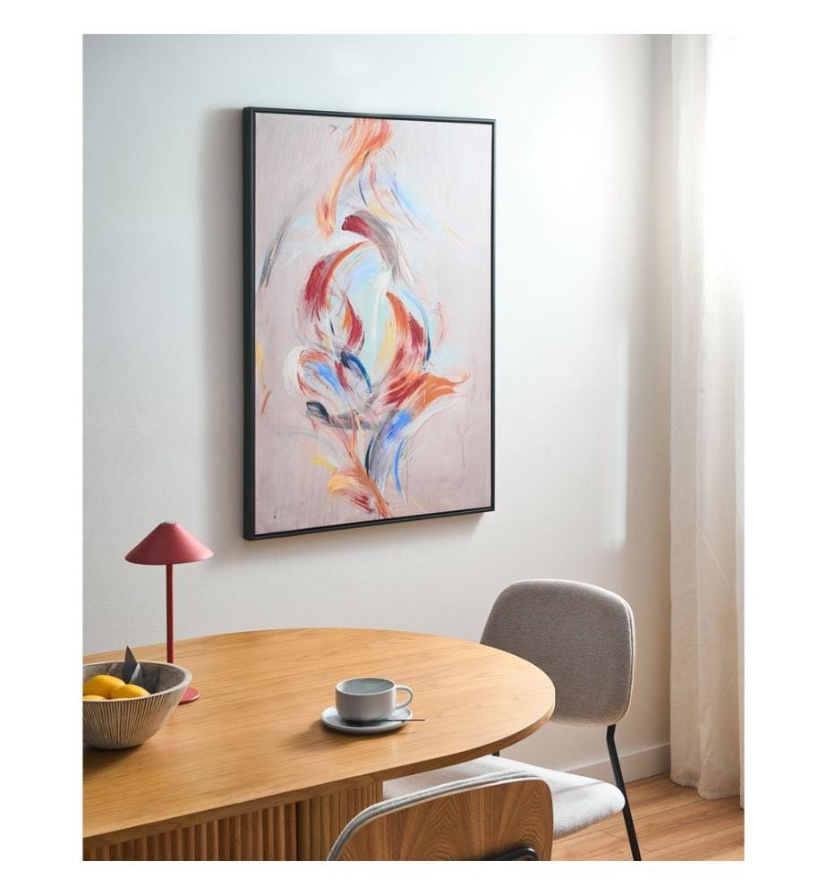 Imprimé sur toile TUAM Motif abstrait Rose
