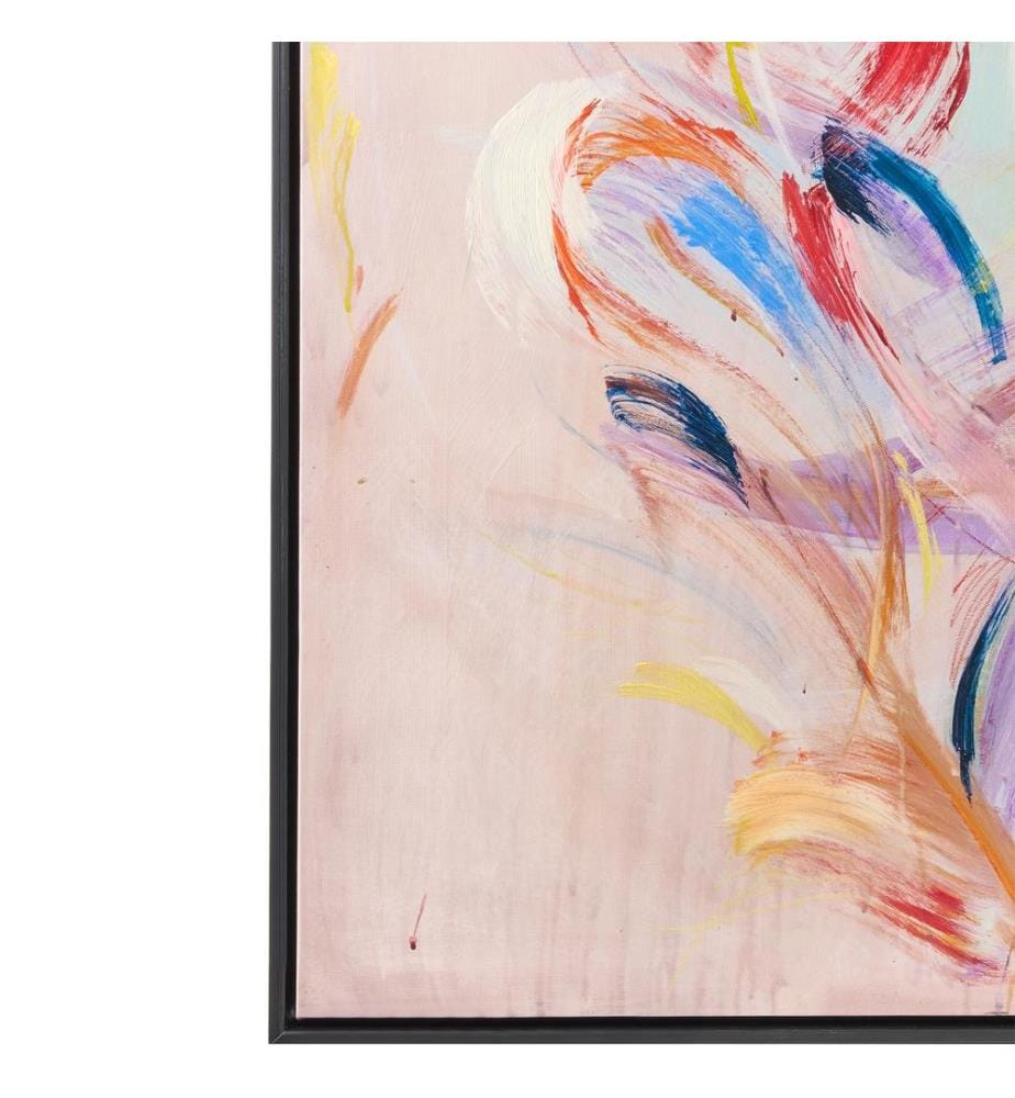 Imprimé sur toile TUAM Motif abstrait Rose