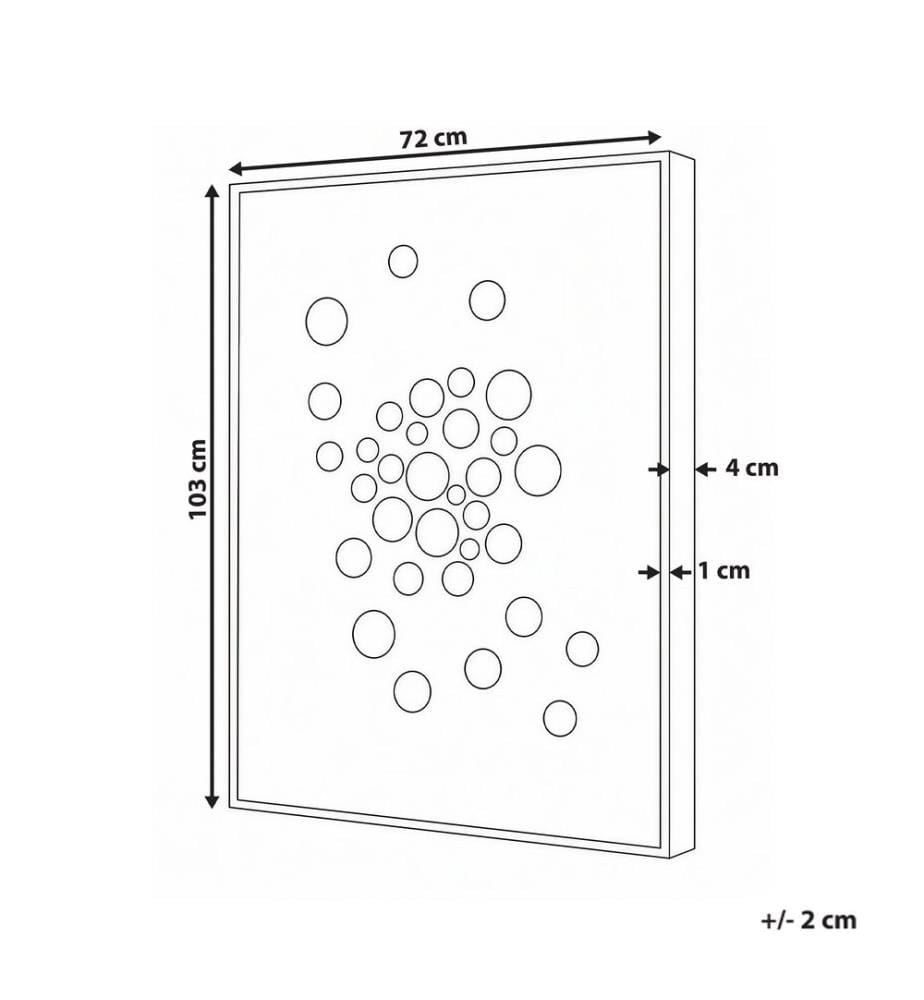 Décoration murale BANTRY 103 cm Blanc