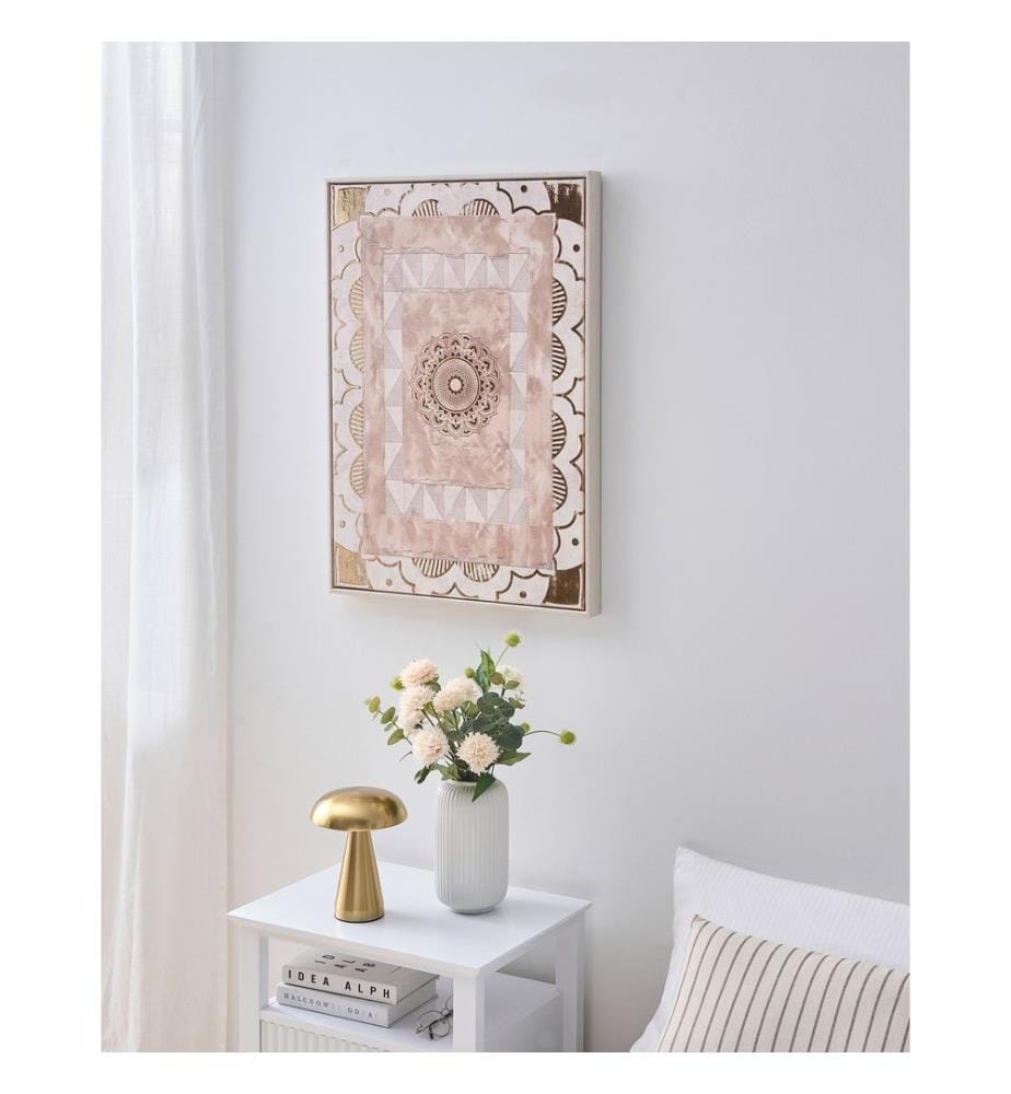 Imprimé sur toile CALLAN Motif abstrait Doré