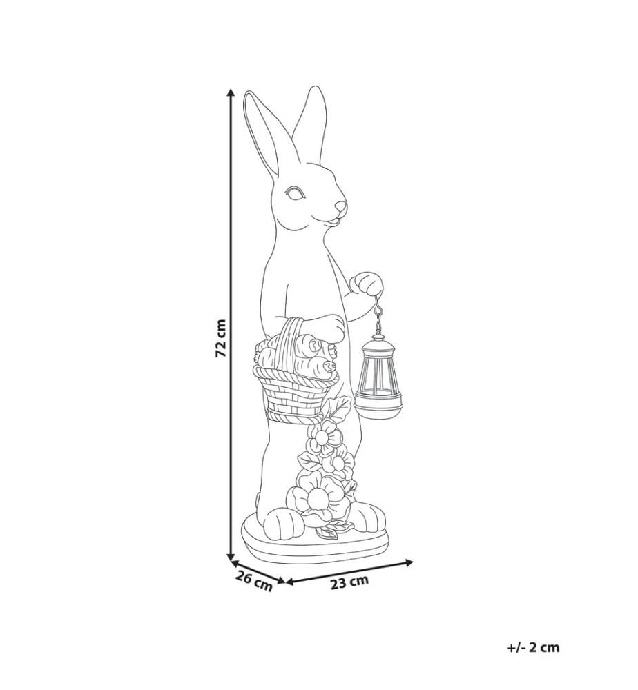 Sculpture de jardin OTTERUP Lapin Doré