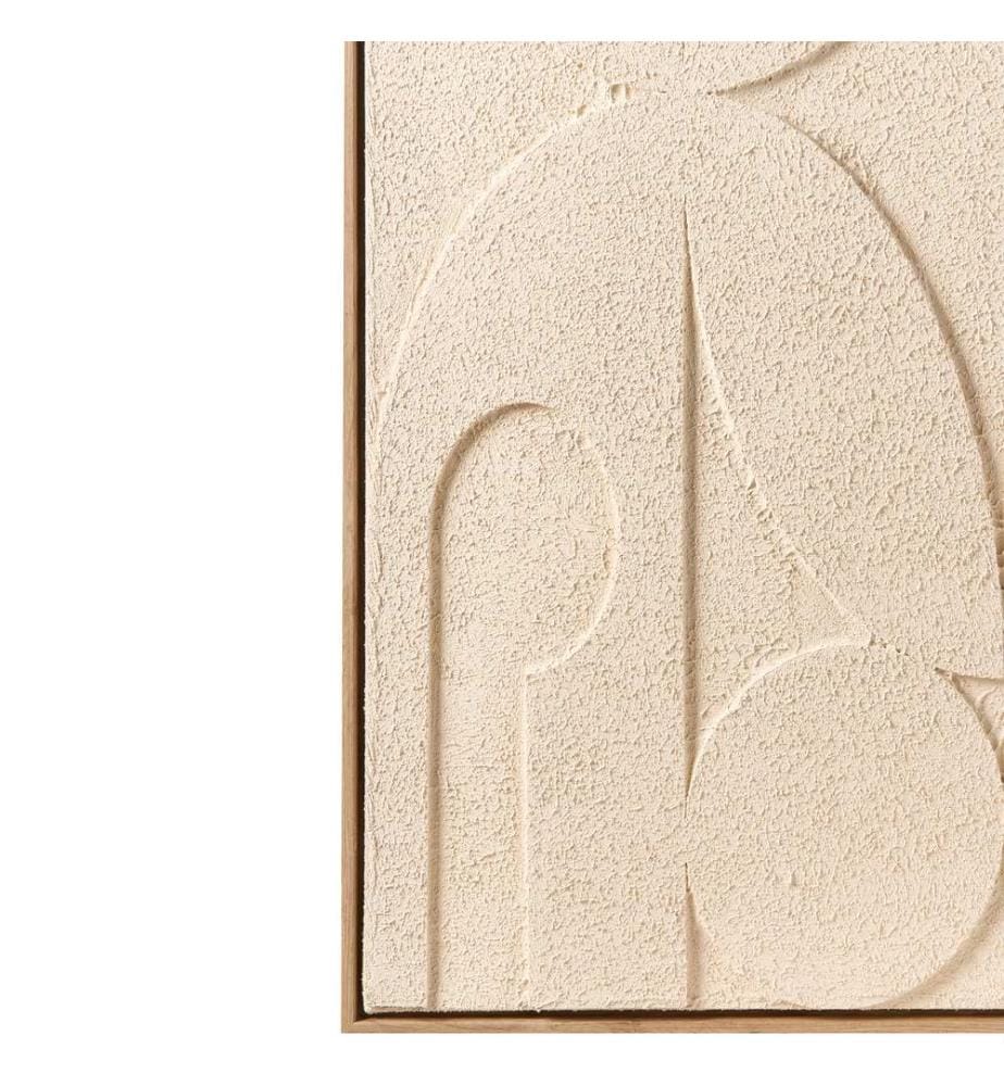 Imprimé sur toile COLERAINE Motif abstrait Beige